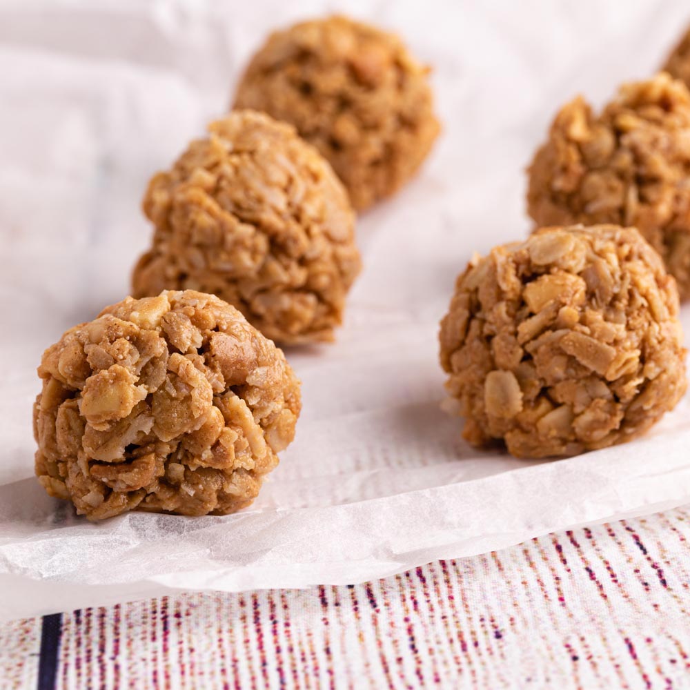 Energy Balls with Chunky Peanut Butter