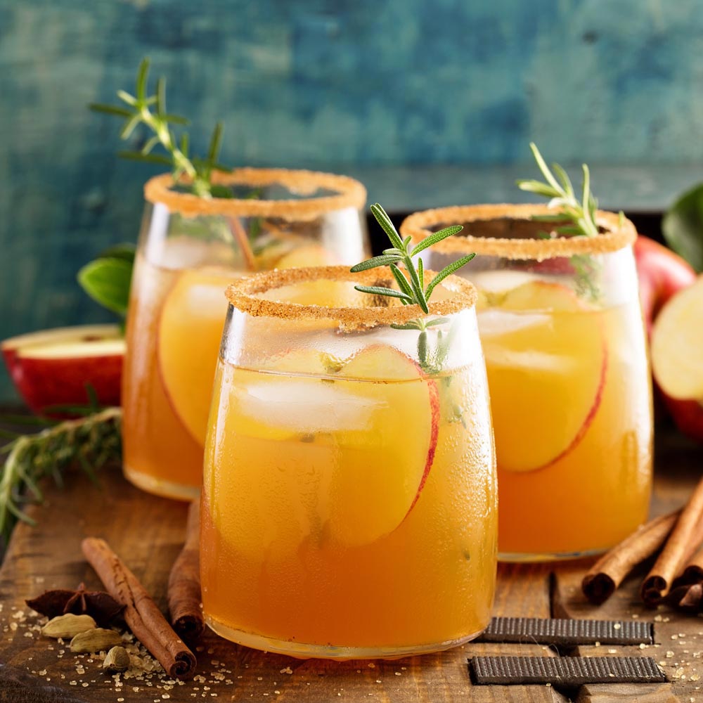 Maple Bourbon Honeycrisp Cocktail