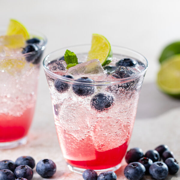 Blueberry Mojito Mocktail