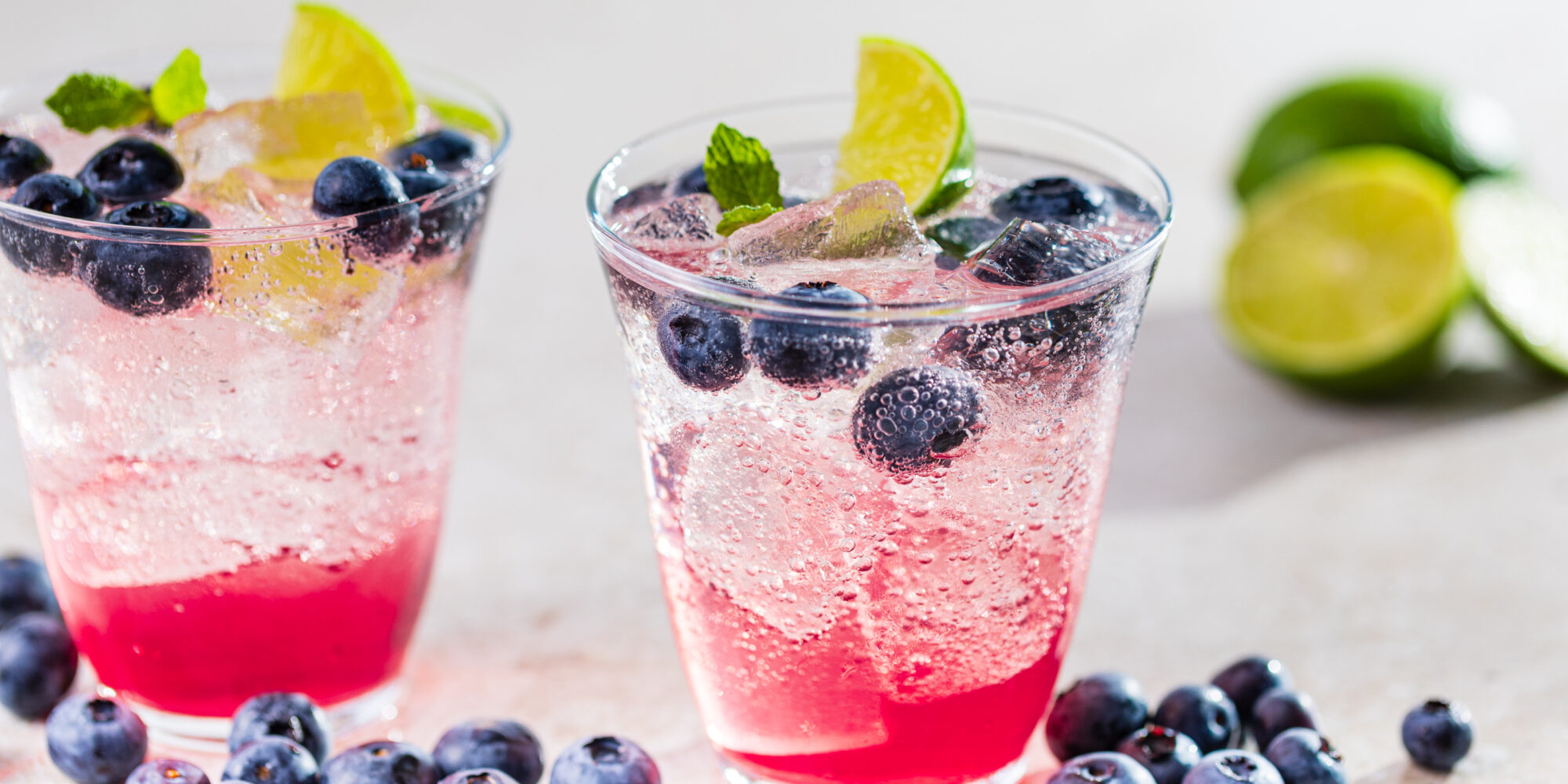 Blueberry Mojito Mocktail