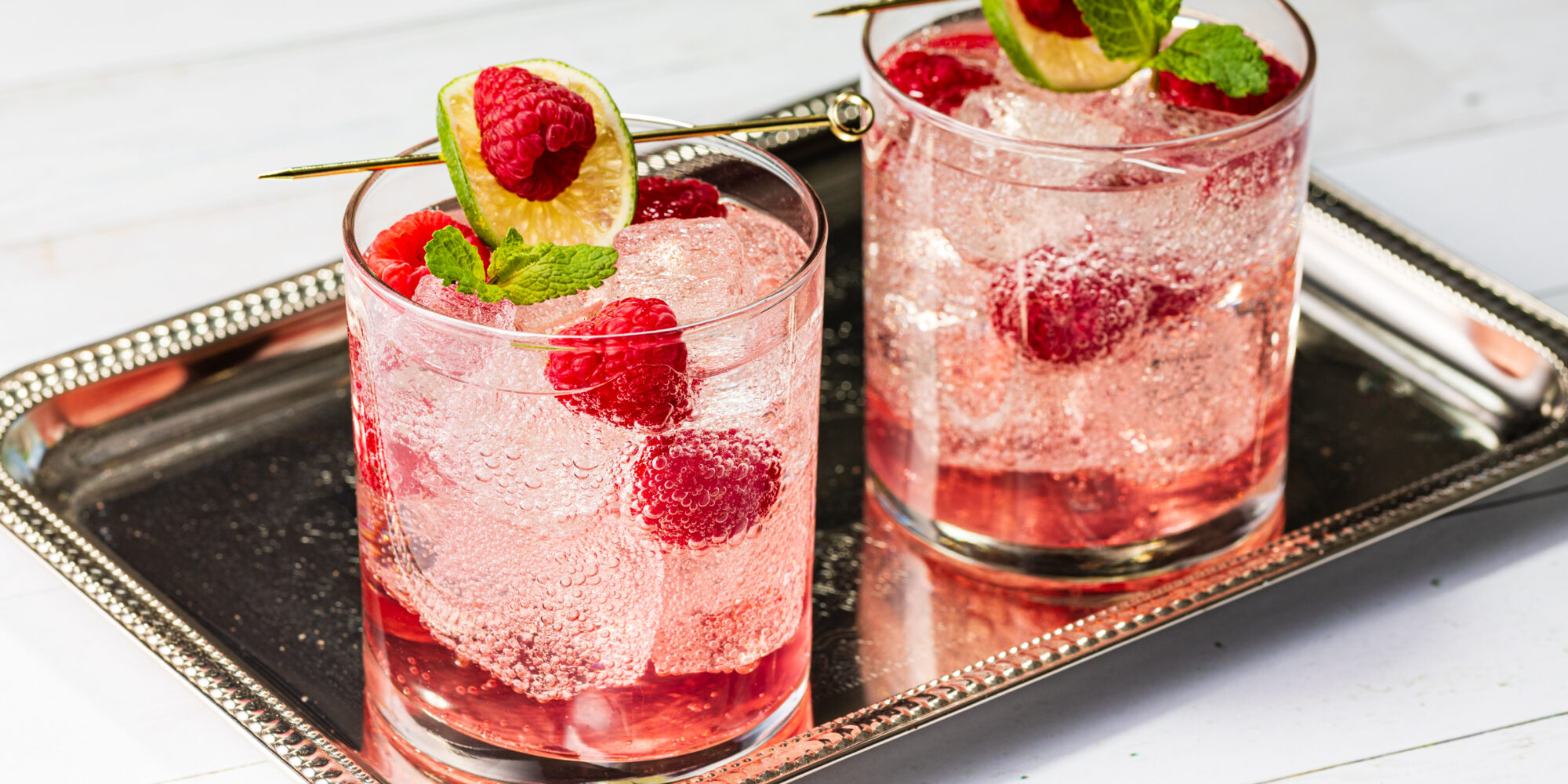 Raspberry Mint Julep Mocktail