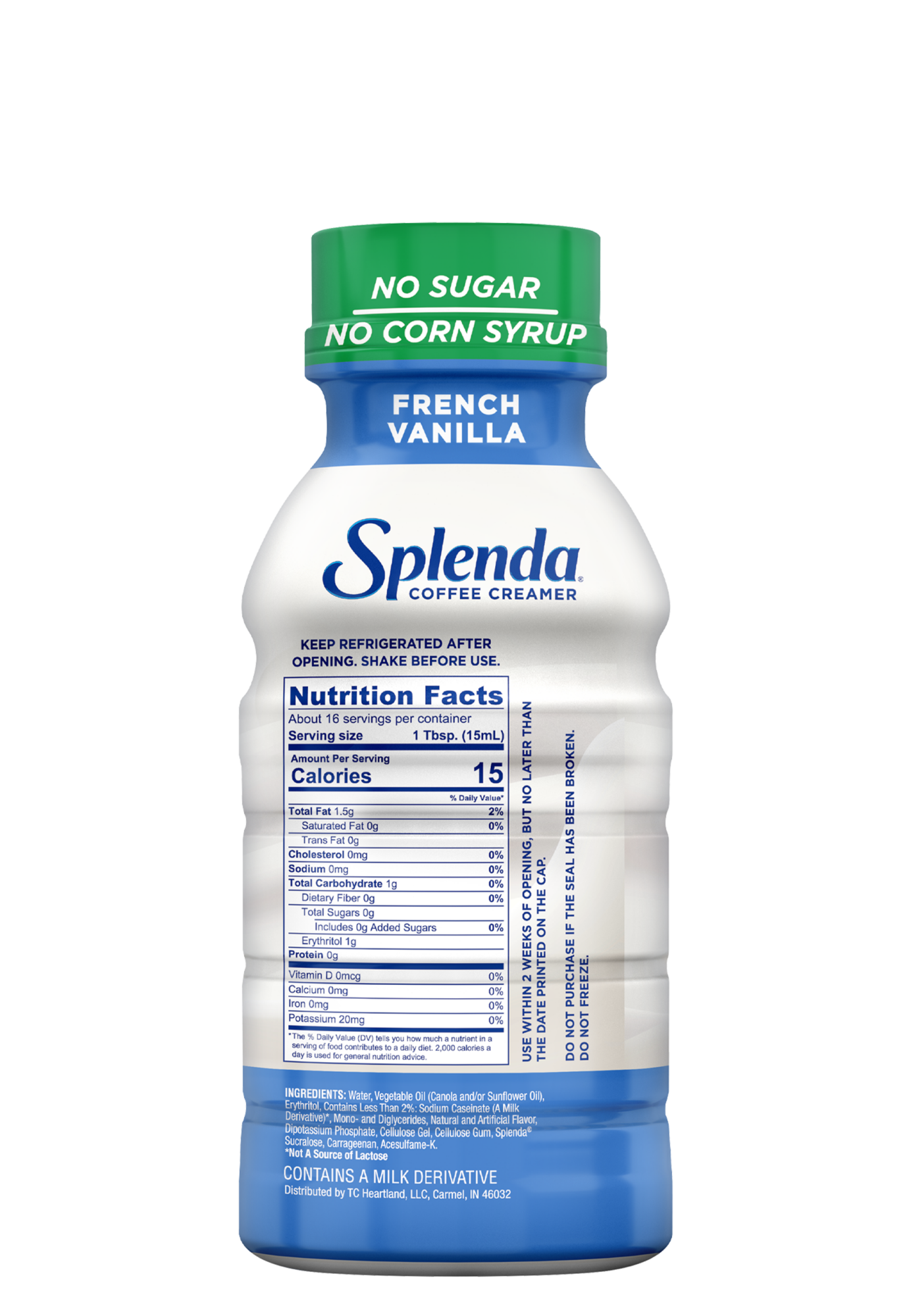 Splenda French Vanilla Coffee Creamer - Front