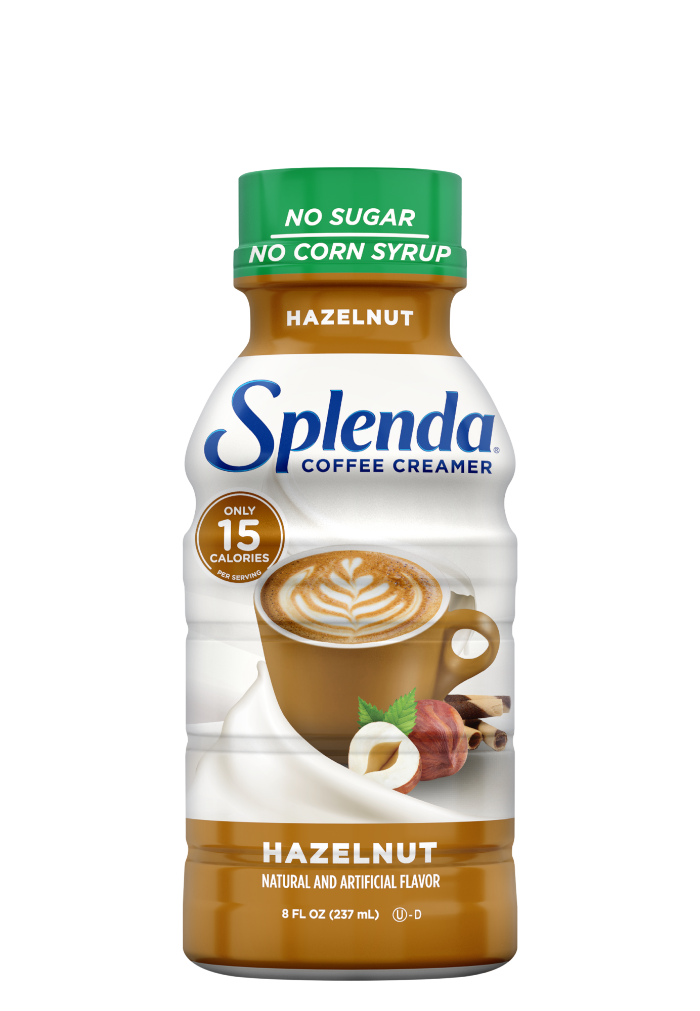 Splenda Coffee Creamer - Hazelnut, 8oz. Bottle - Front