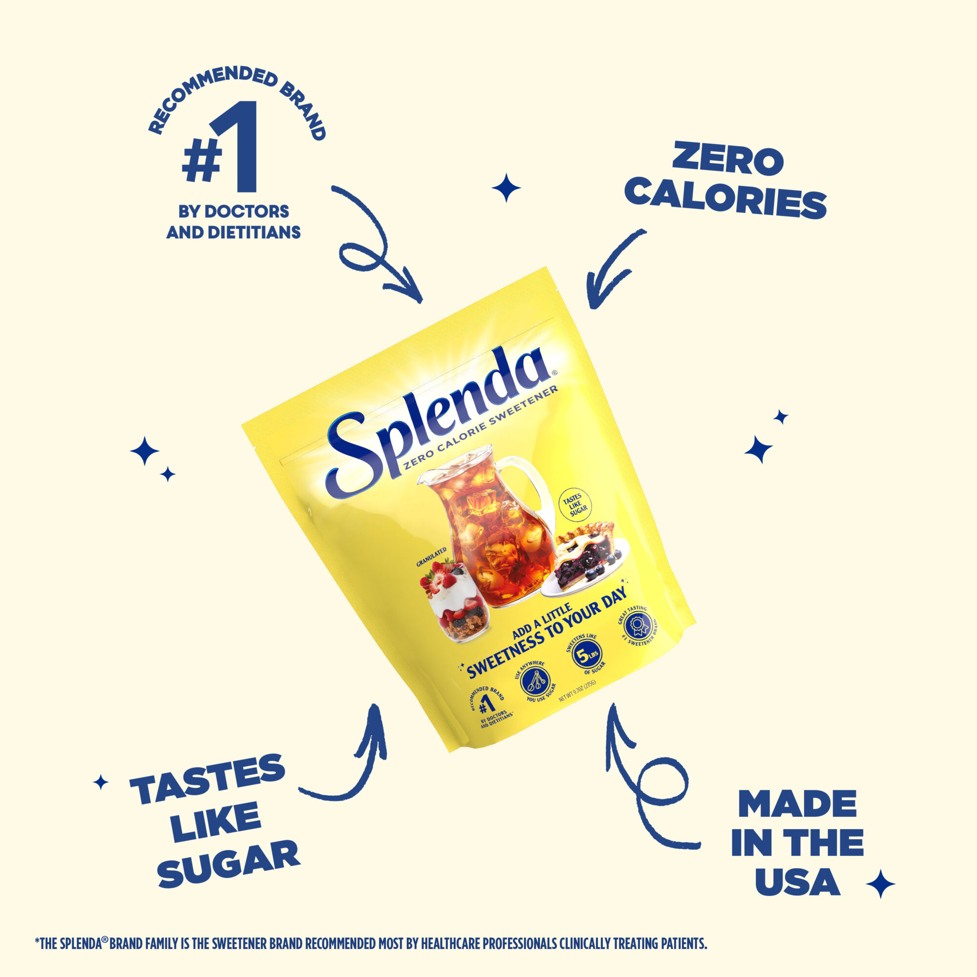 Splenda® Granulated Sweetener - Benefits
