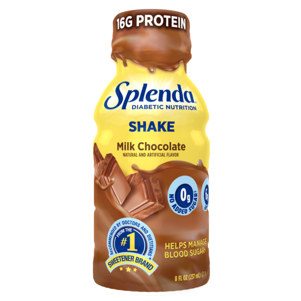 Splenda Diabetes Nutrition Shake -Milk Chocolate - Front