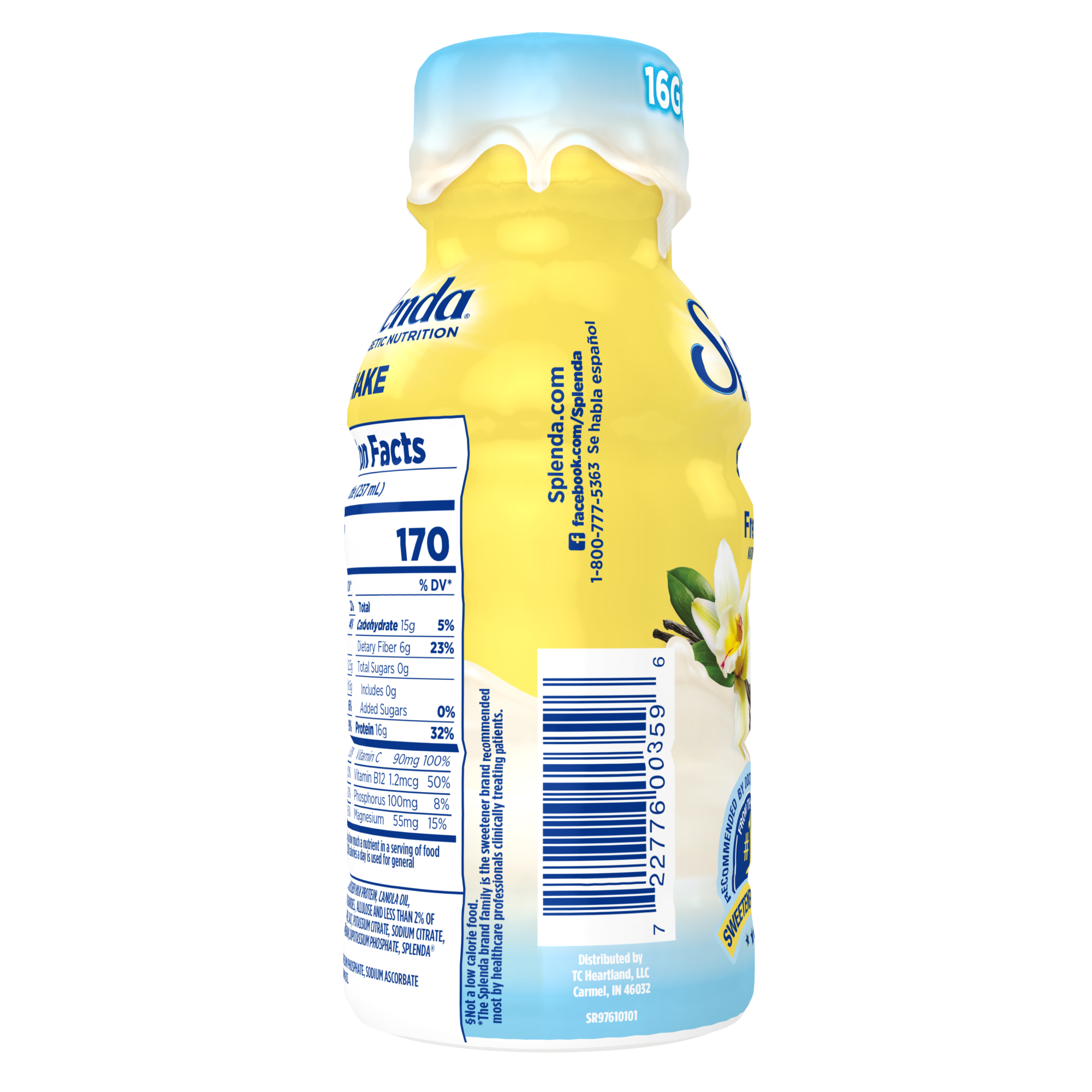 Splenda Diabetes Nutrition Shake -French Vanilla - Barcode