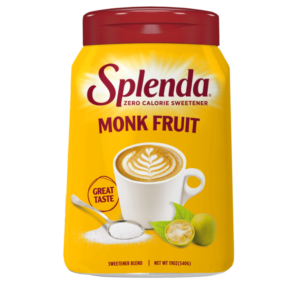 Splenda Monk Fruit Jar Front