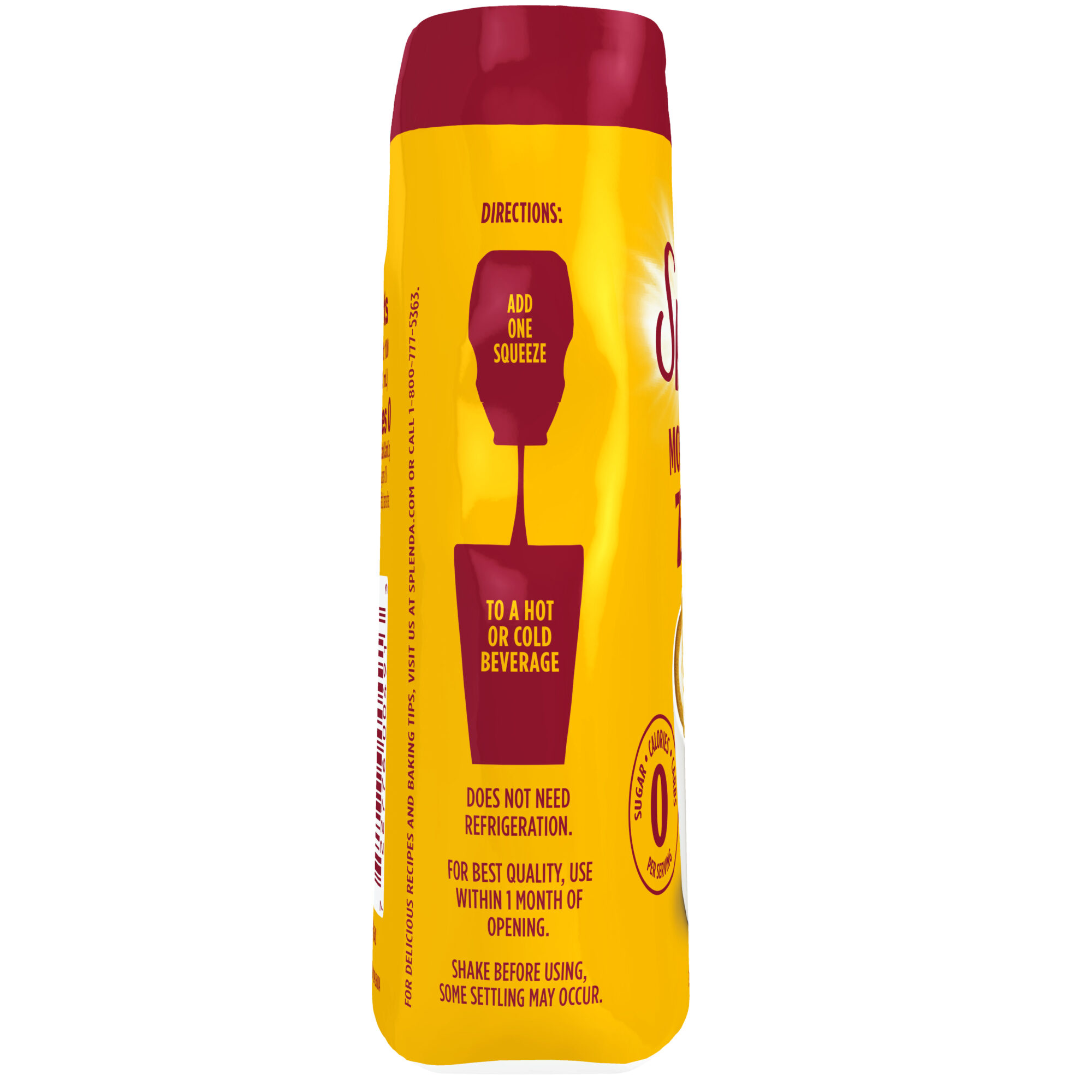 Splenda Monk Fruit Liquid 100 mL Instructions