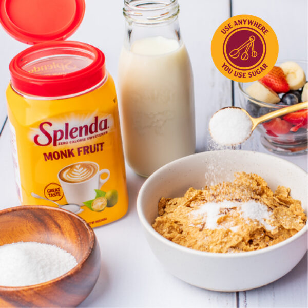 Splenda Monk Fruit Jar Use Instead of Sugar