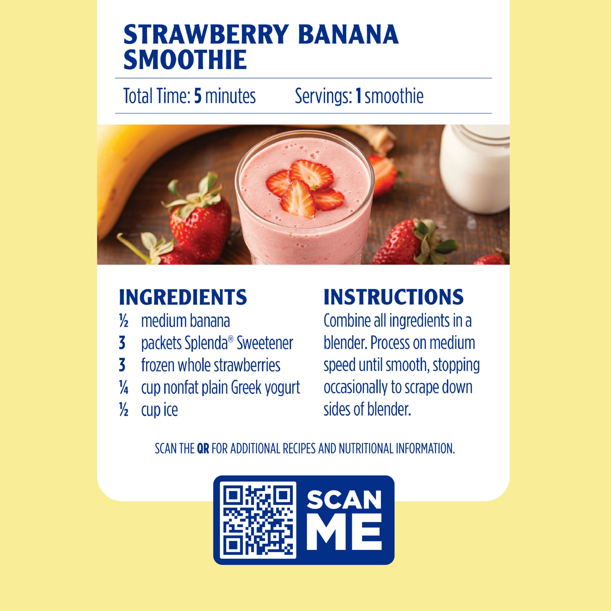 Splenda® Sweetener Packets - Recipe