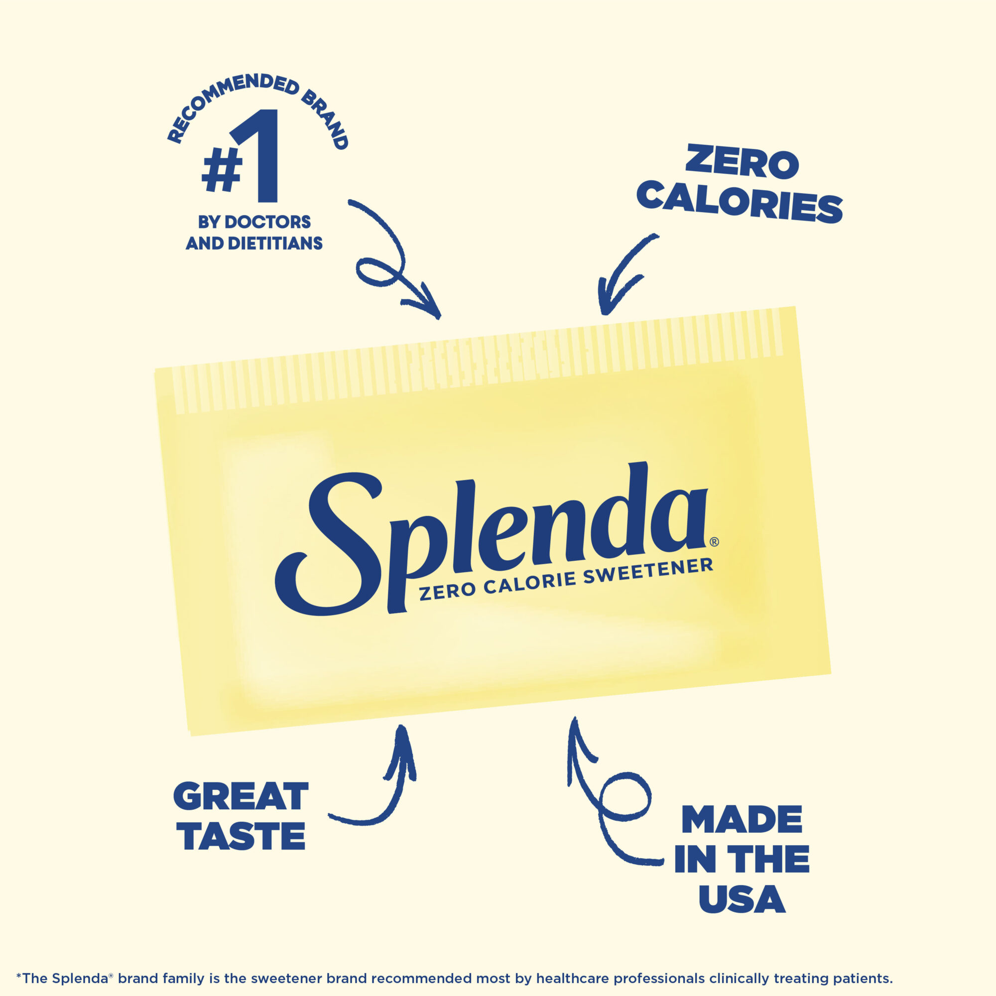 Splenda® Sweetener Packets - Benefits
