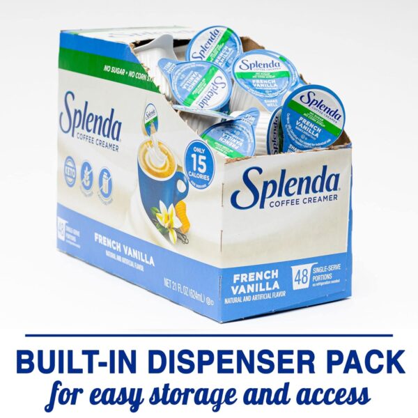 Splenda Coffee Creamer Cups - French Vanilla - Built-In Dispenser
