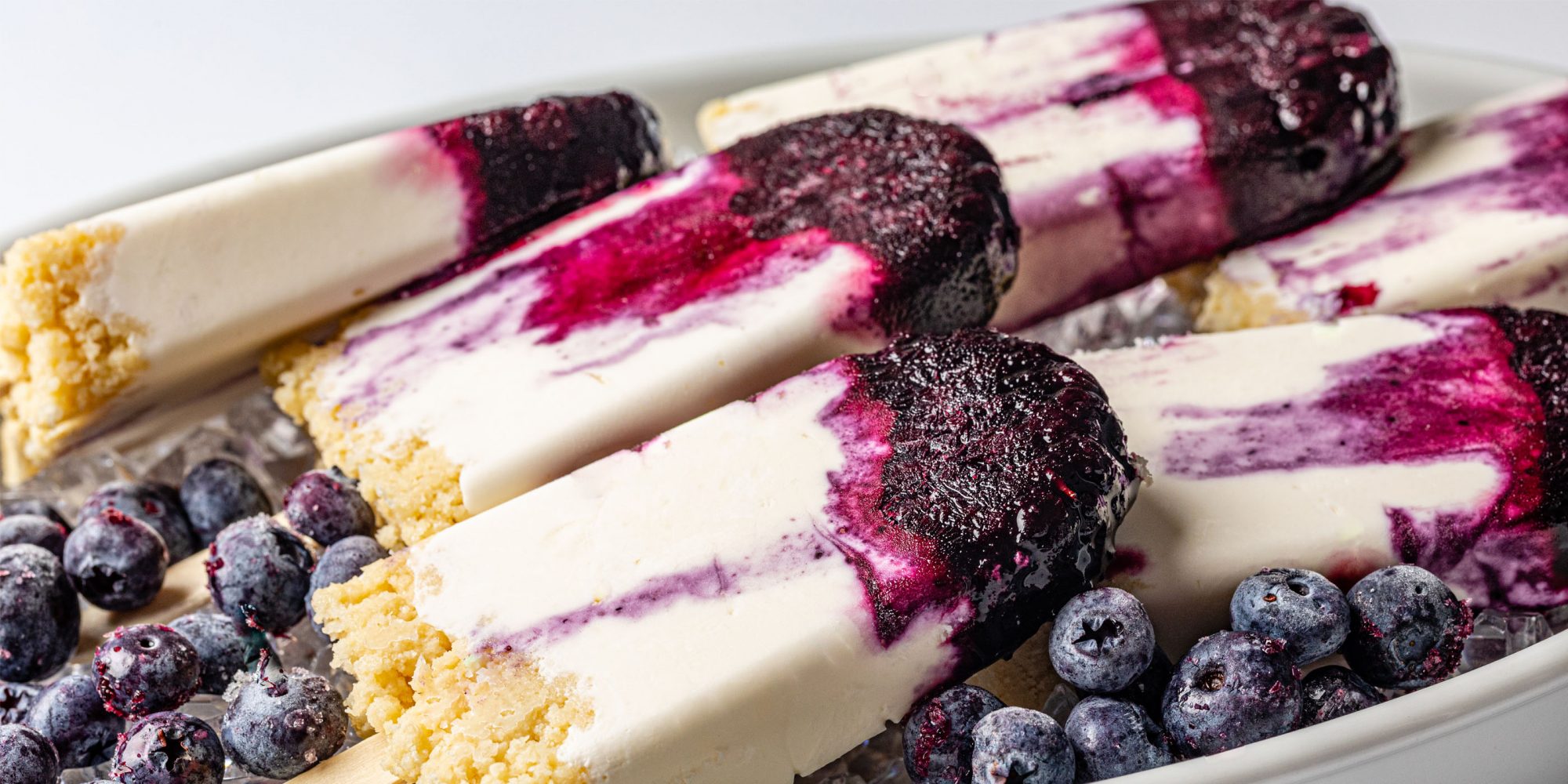 Keto Blueberry Cheesecake Pops