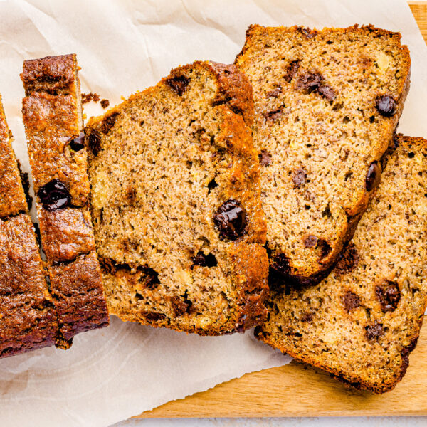Gluten-Free Chocolate Chip Banana Bread