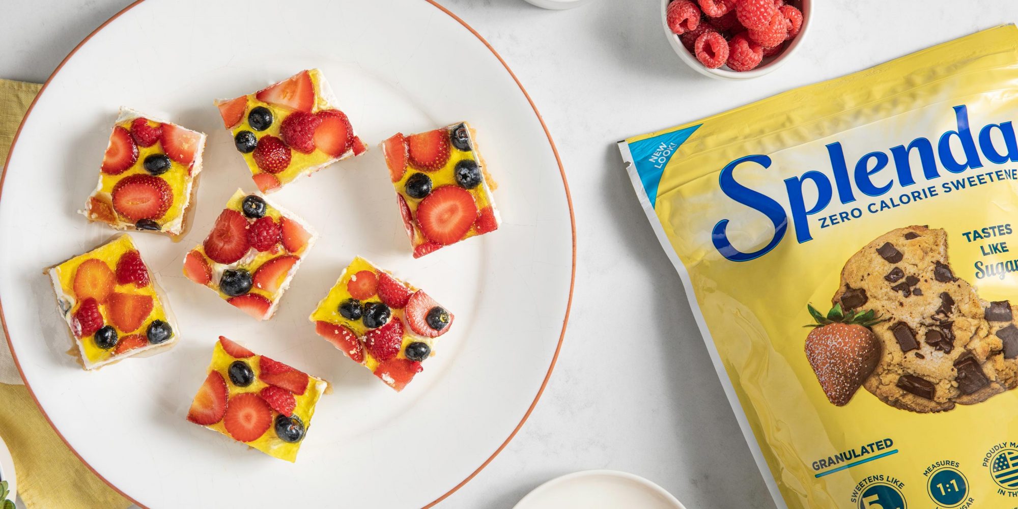 No-Bake Berry Cheesecake Squares