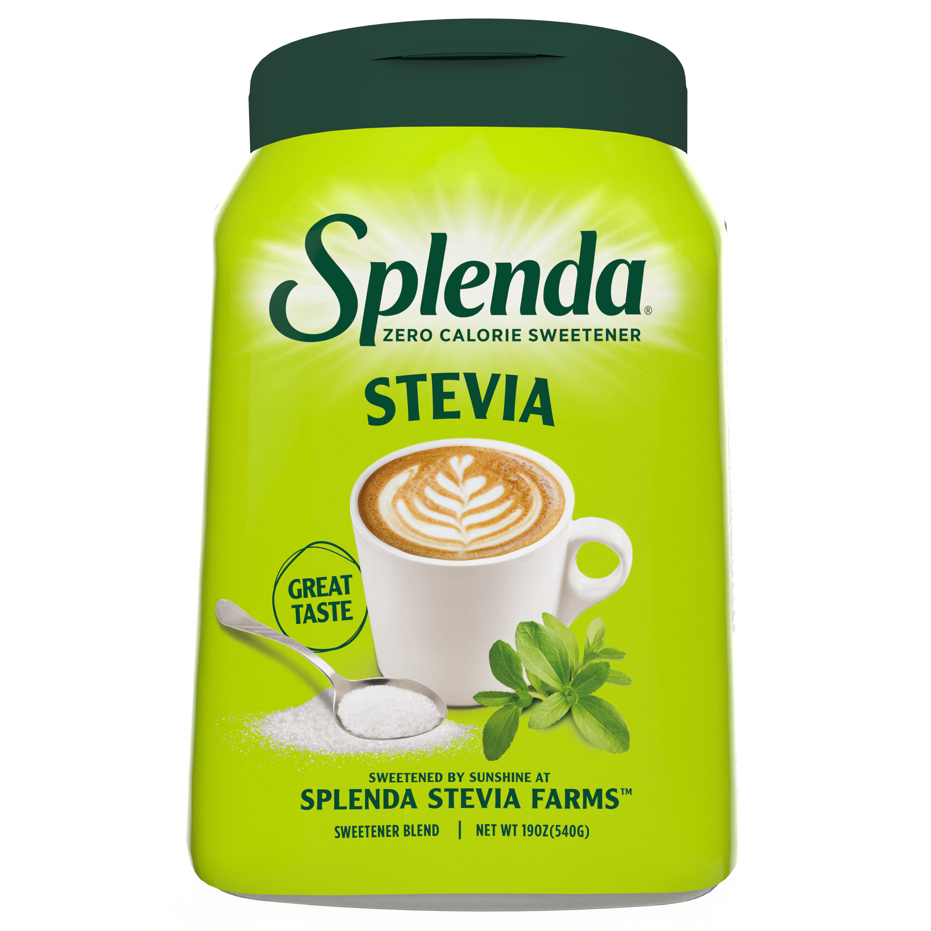 Splenda Stevia Sweetener Large Jar - Front
