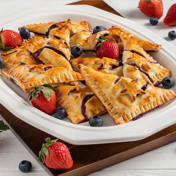 Mini Red, White, and Blue Turnovers