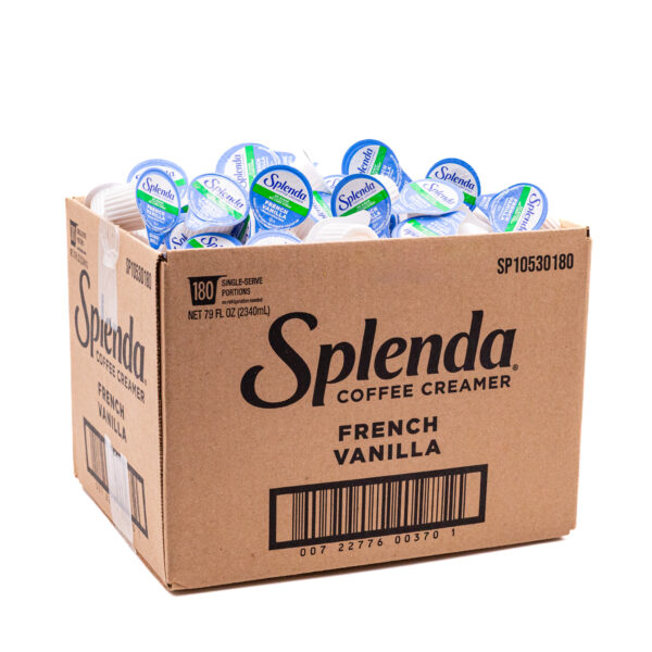 Splenda French Vanilla Coffee Creamer Cups 180ct Case