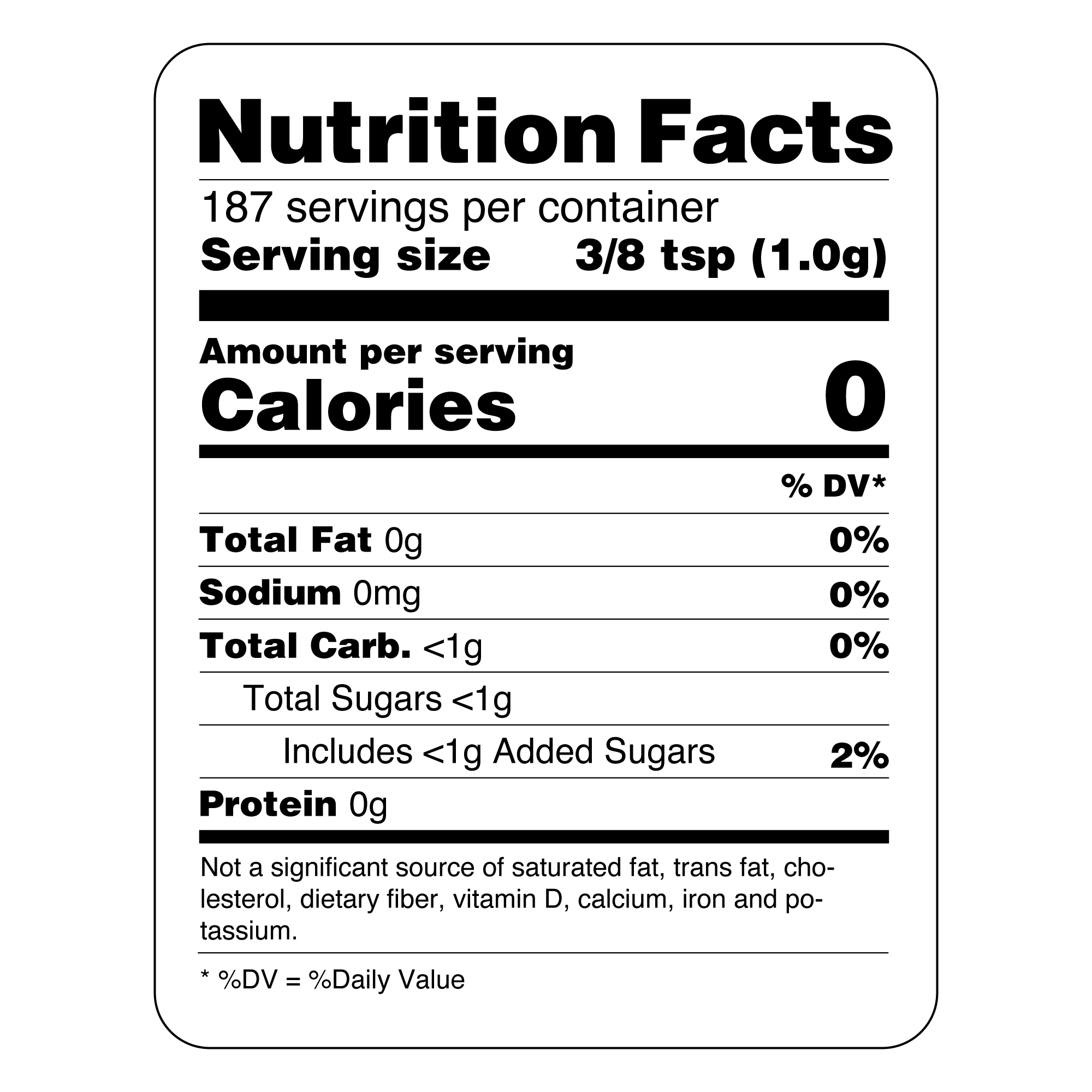 Splenda® Granulated Sweetener for High Volume Beverages Nutrition