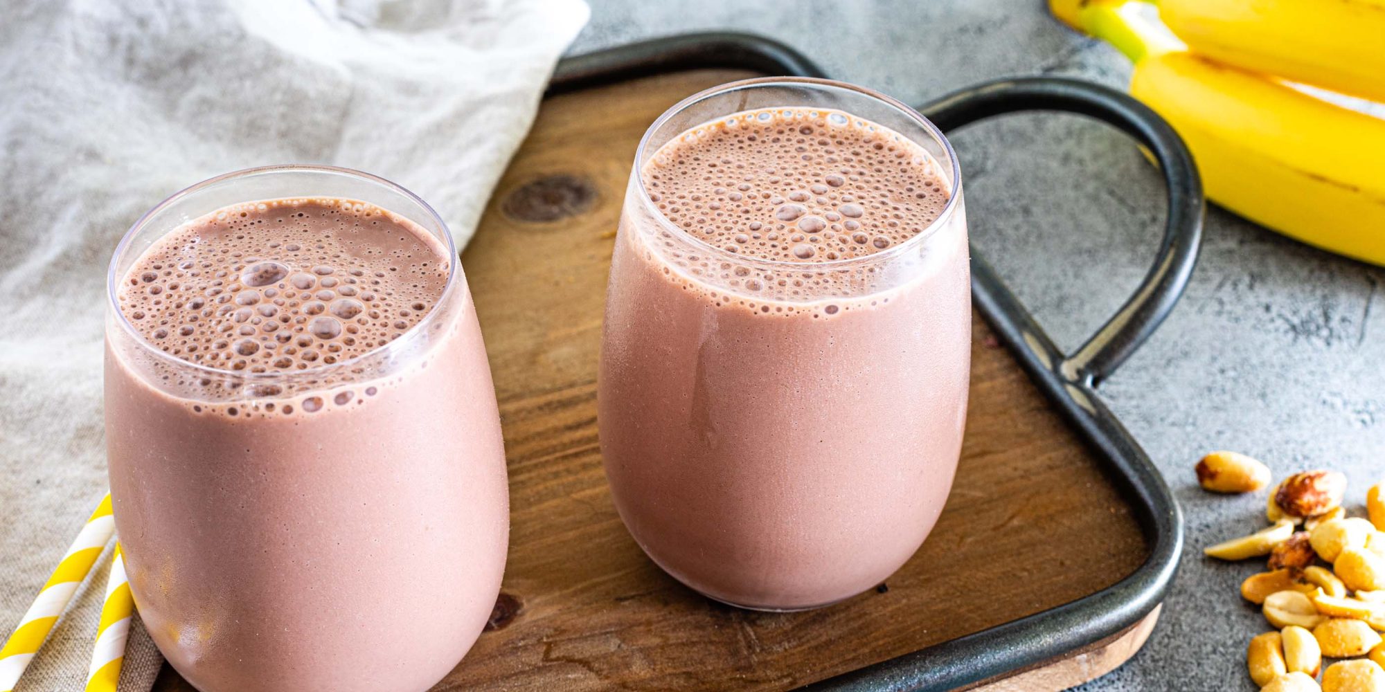 Chocolate Peanut Butter Banana Smoothie