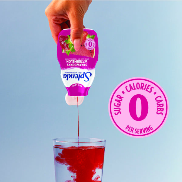 Splenda Strawberry Watermelon Liquid Water Enhancer - Zero Sugar, Calories, Carbs