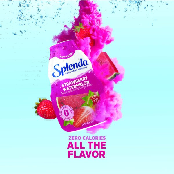 Splenda Strawberry Watermelon Liquid Water Enhancer - Zero Calories, All The Flavor