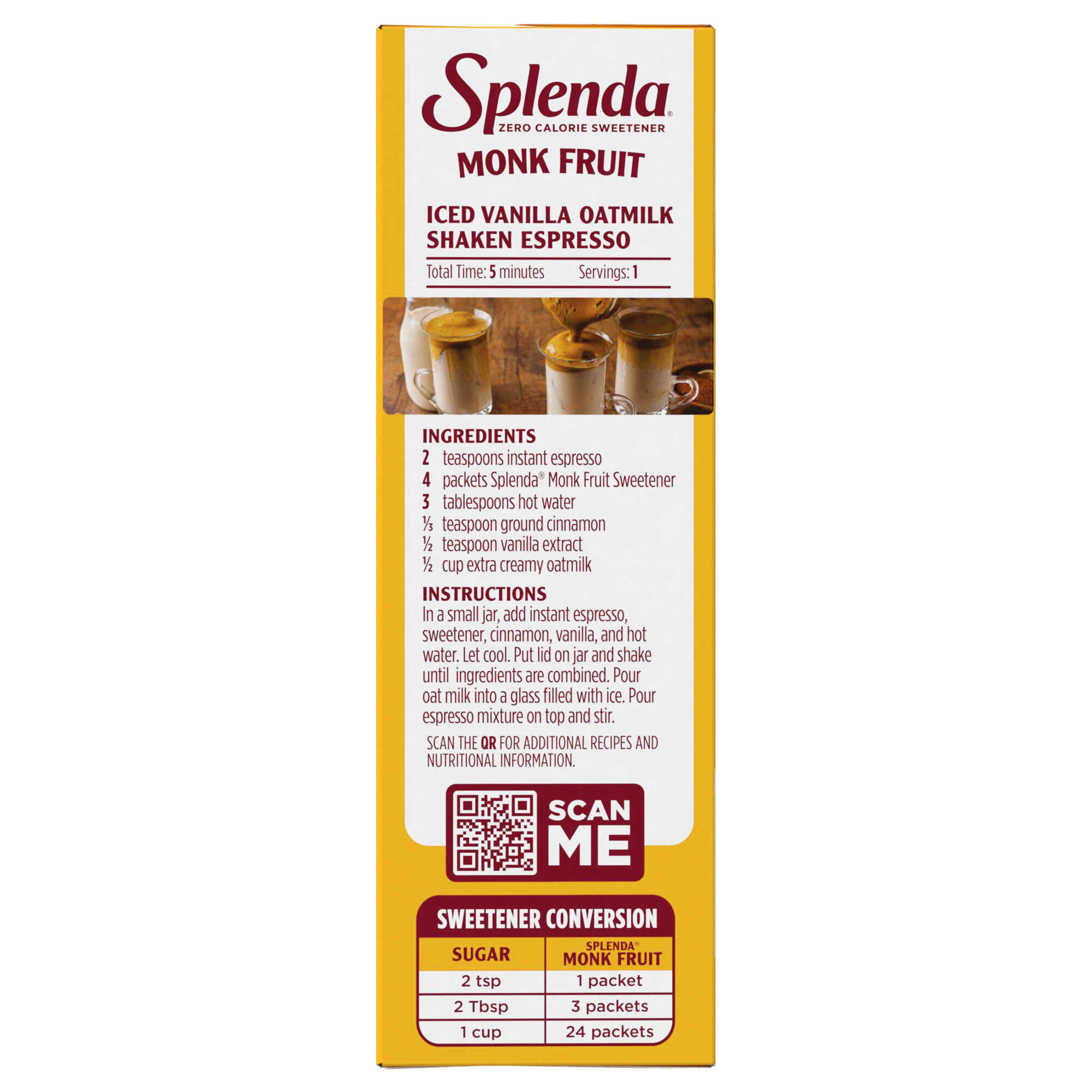 Splenda Monk Fruit Packets Recipe
