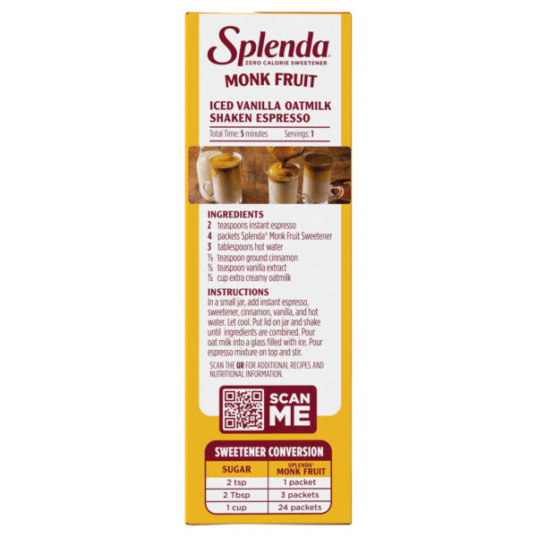 Splenda Monk Fruit Packets Recipe