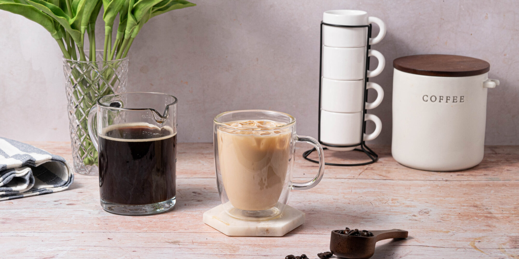 Creamy Iced Vanilla Latte