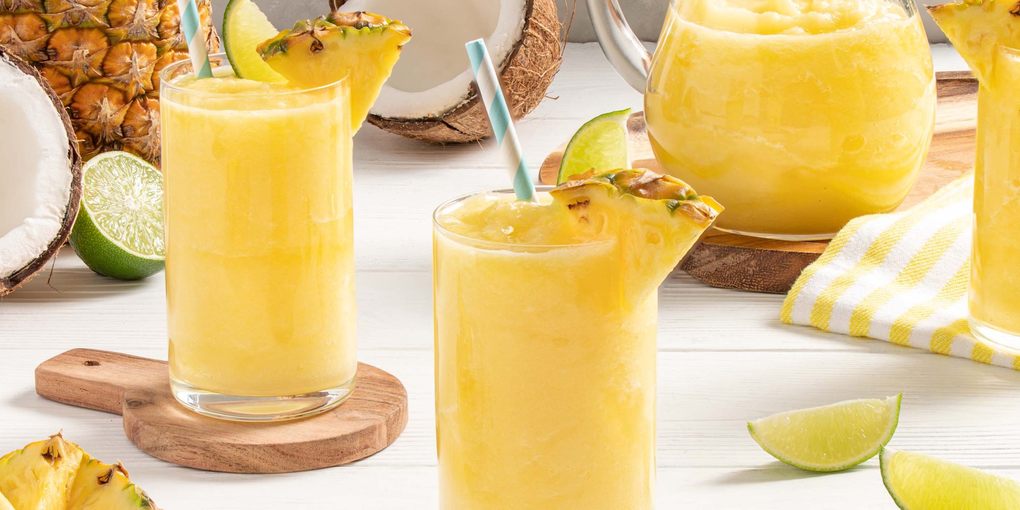 Pineapple and Coconut Slushie