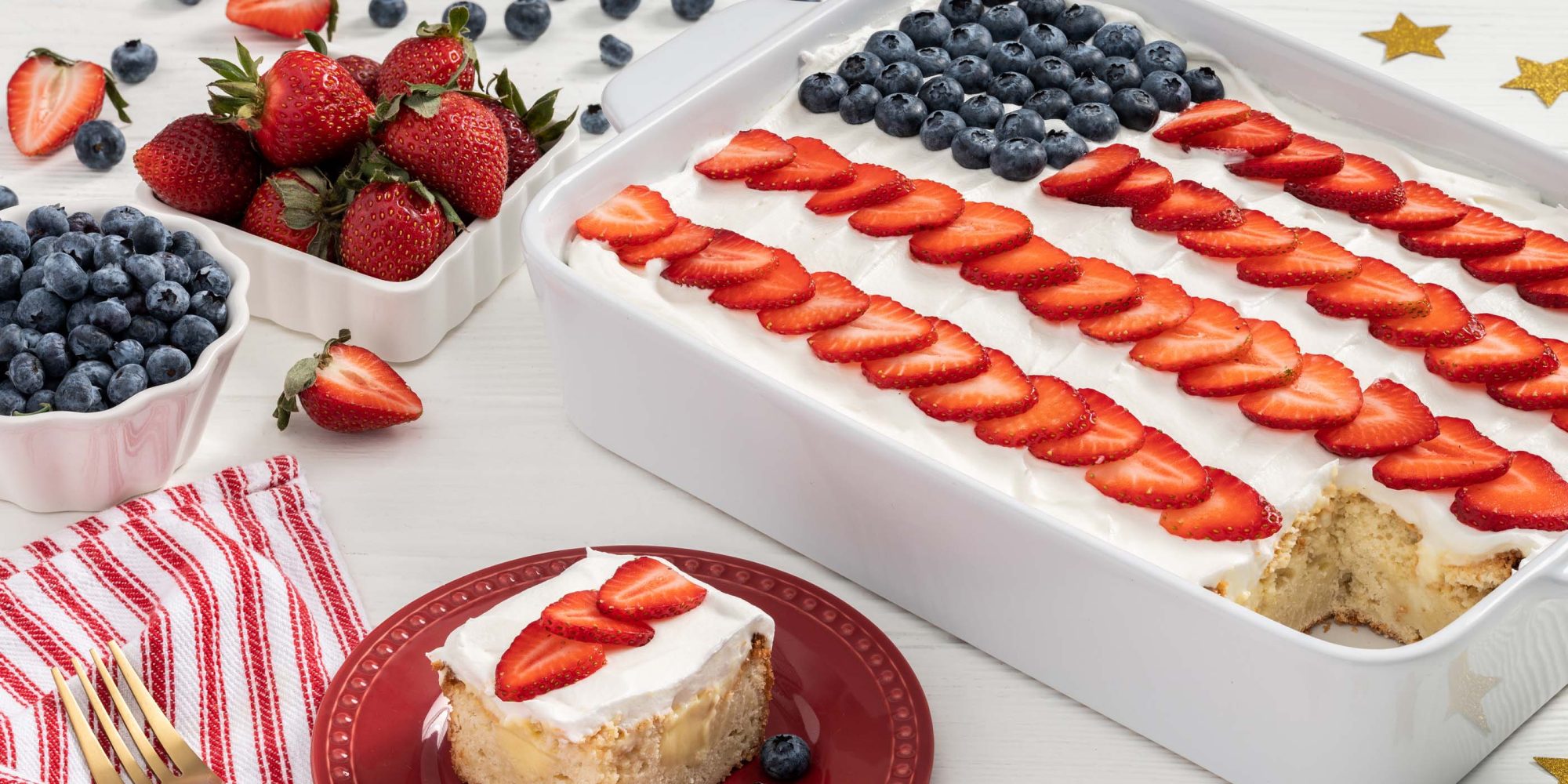 Patriotic Poke Cake