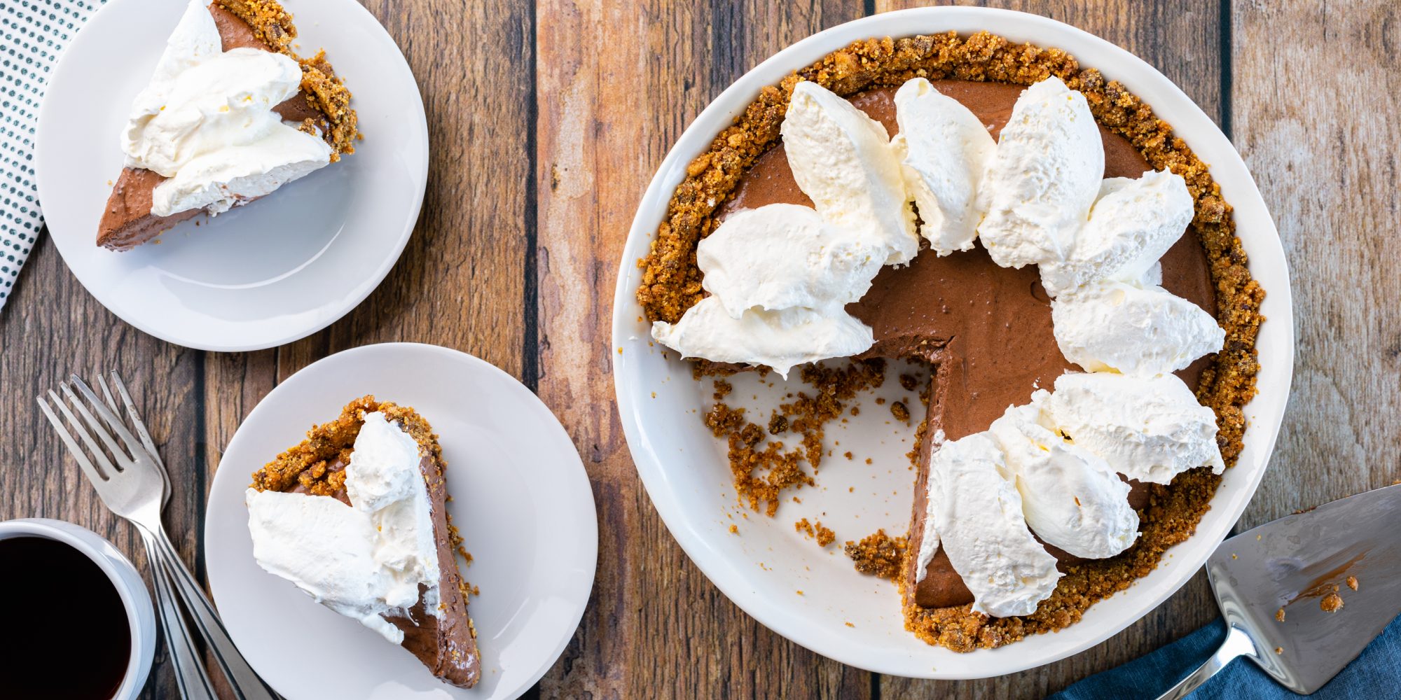 Triple Chocolate Protein Pie