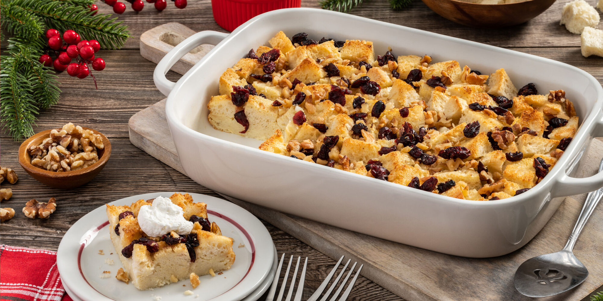 Eggnog Bread Pudding