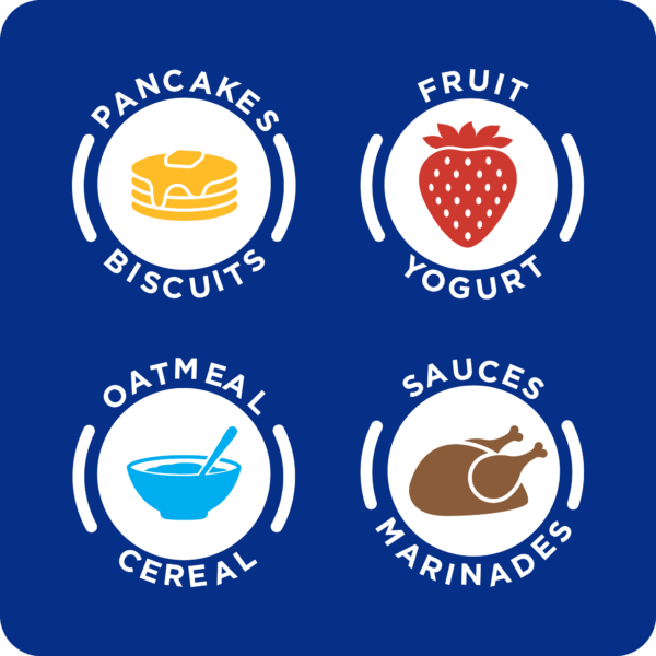 Splenda Multi-Use Syrup Use Icons