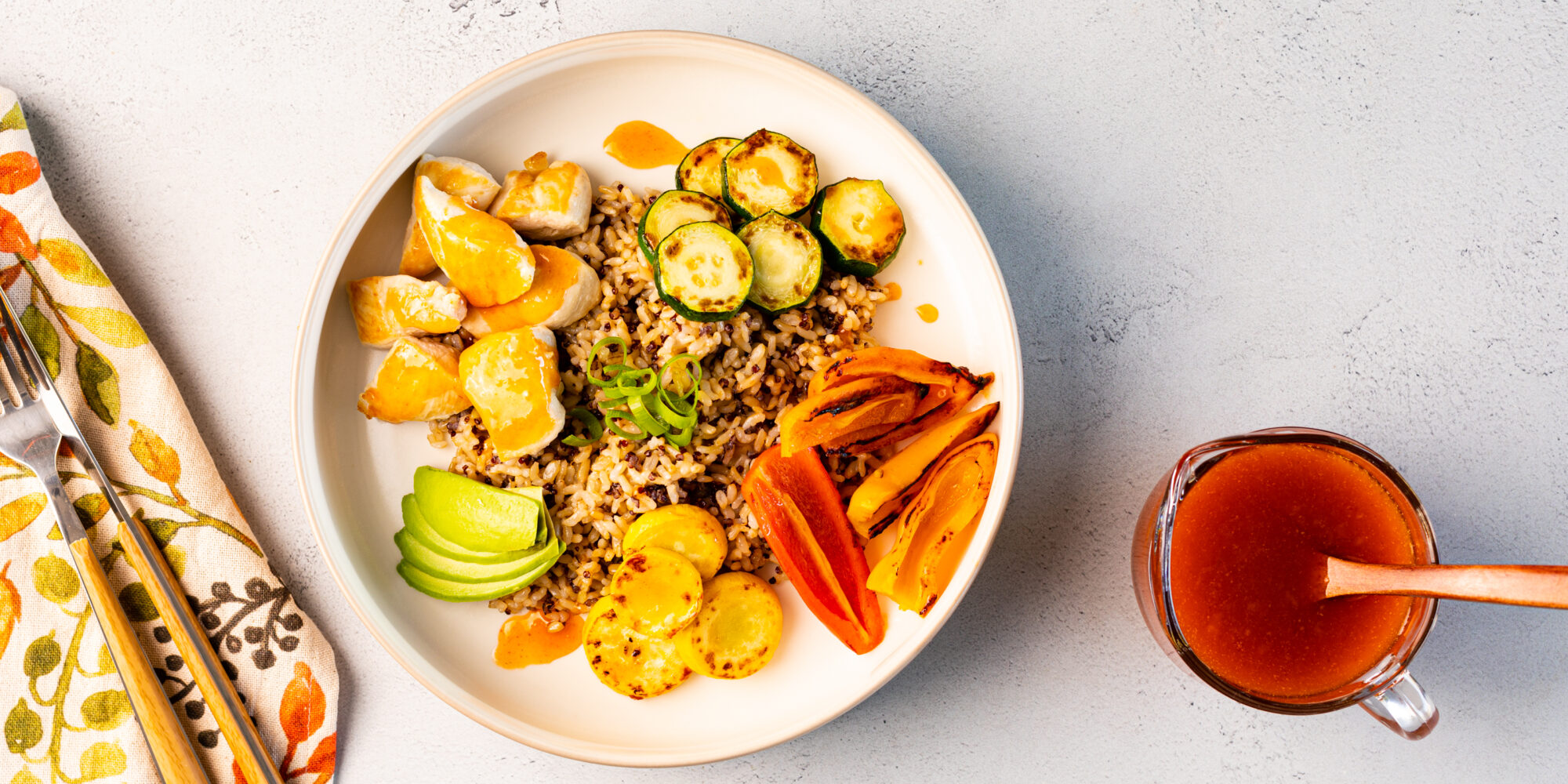 Hot “Honey” Chicken Bowl