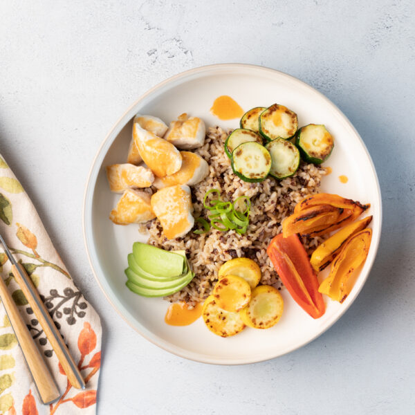 Hot “Honey” Chicken Bowl