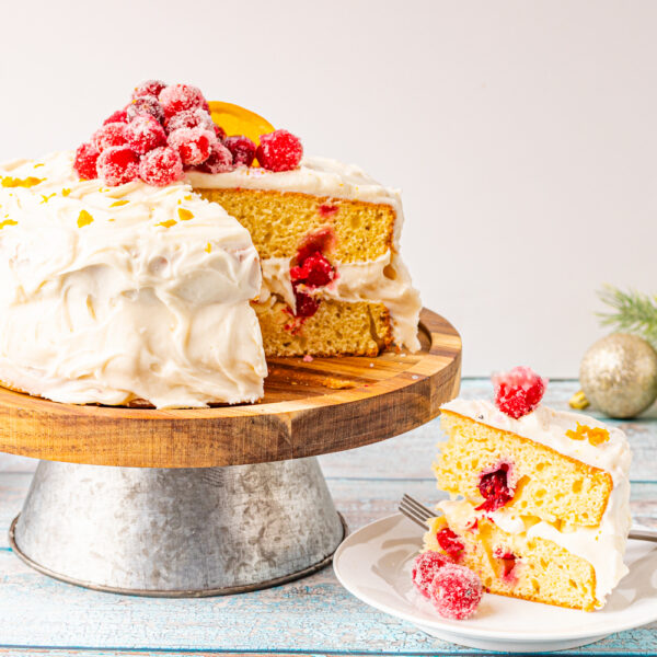 Cranberry Orange Holiday Cake