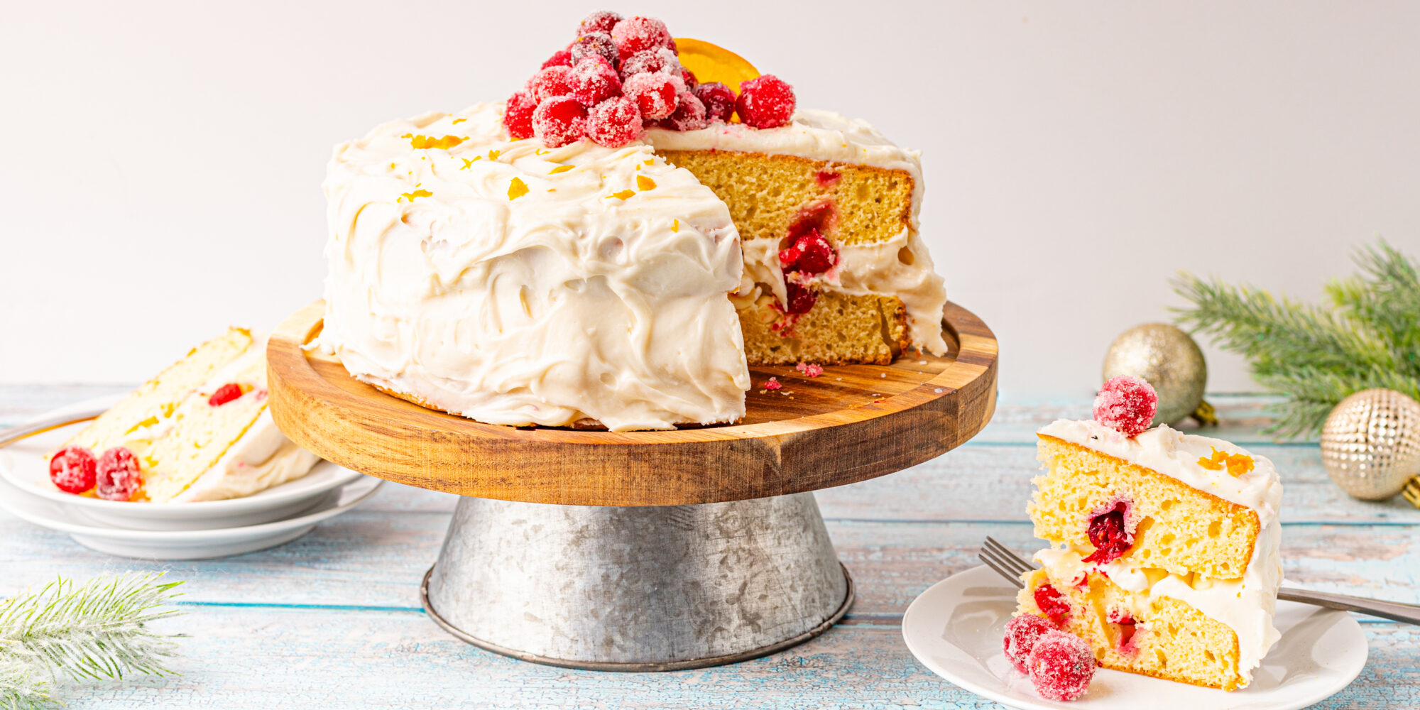 Cranberry Orange Holiday Cake