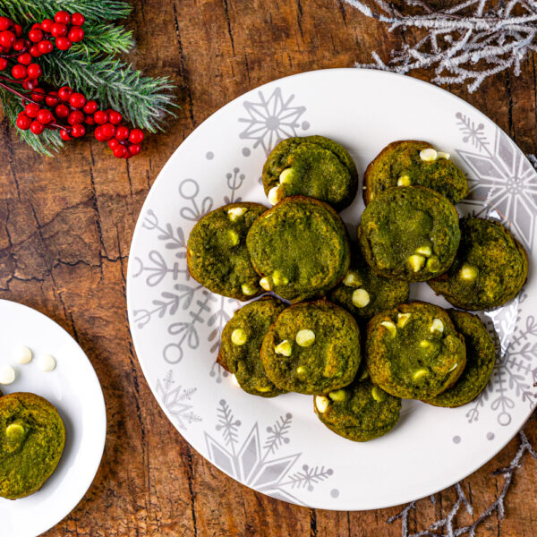 Holiday Matcha Cookies