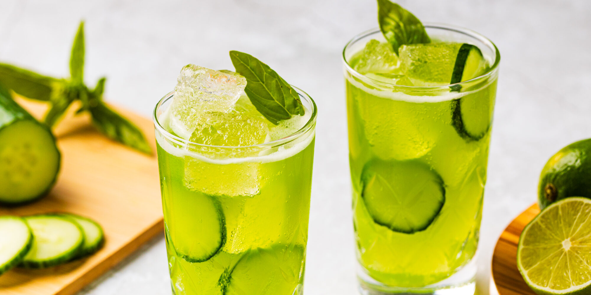 Cucumber Basil Mocktail