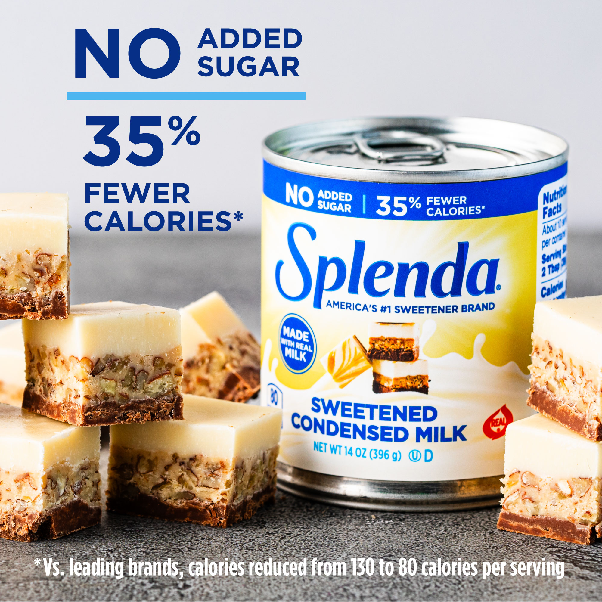 Splenda Sweetened Condensed Milk - No Added Sugar - 35% Fewer Calories