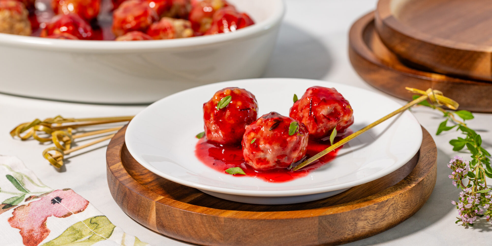 Cranberry Turkey Meatballs