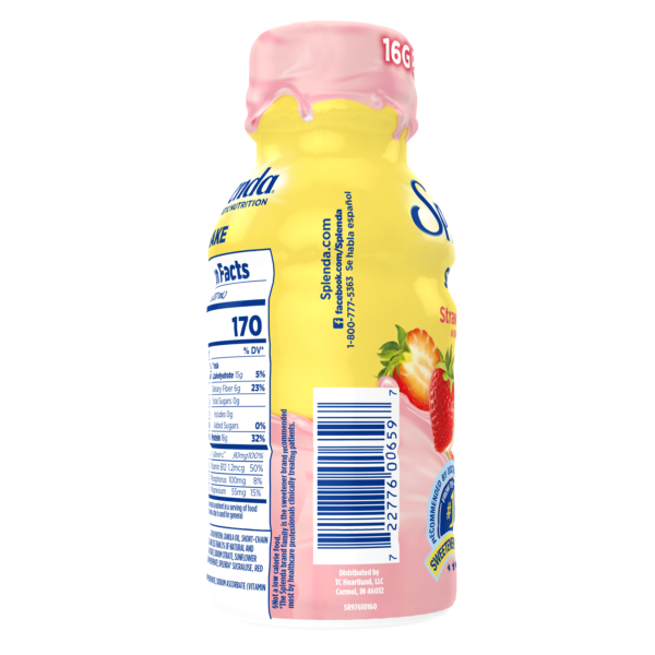 Splenda Diabetes Nutrition Shake -Strawberry Cream - Barcode