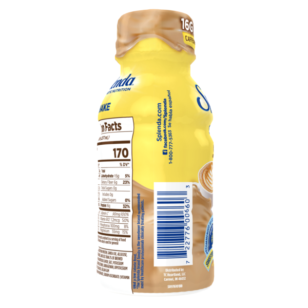 Splenda Diabetes Nutrition Shake -Café Latte - Barcode