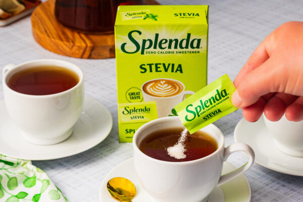 Sip Splenda Stevia Packets in Drinks
