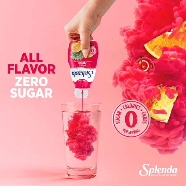 Splenda Fruit Punch Liquid Water Enhancer - All Flavor, Zero Sugar