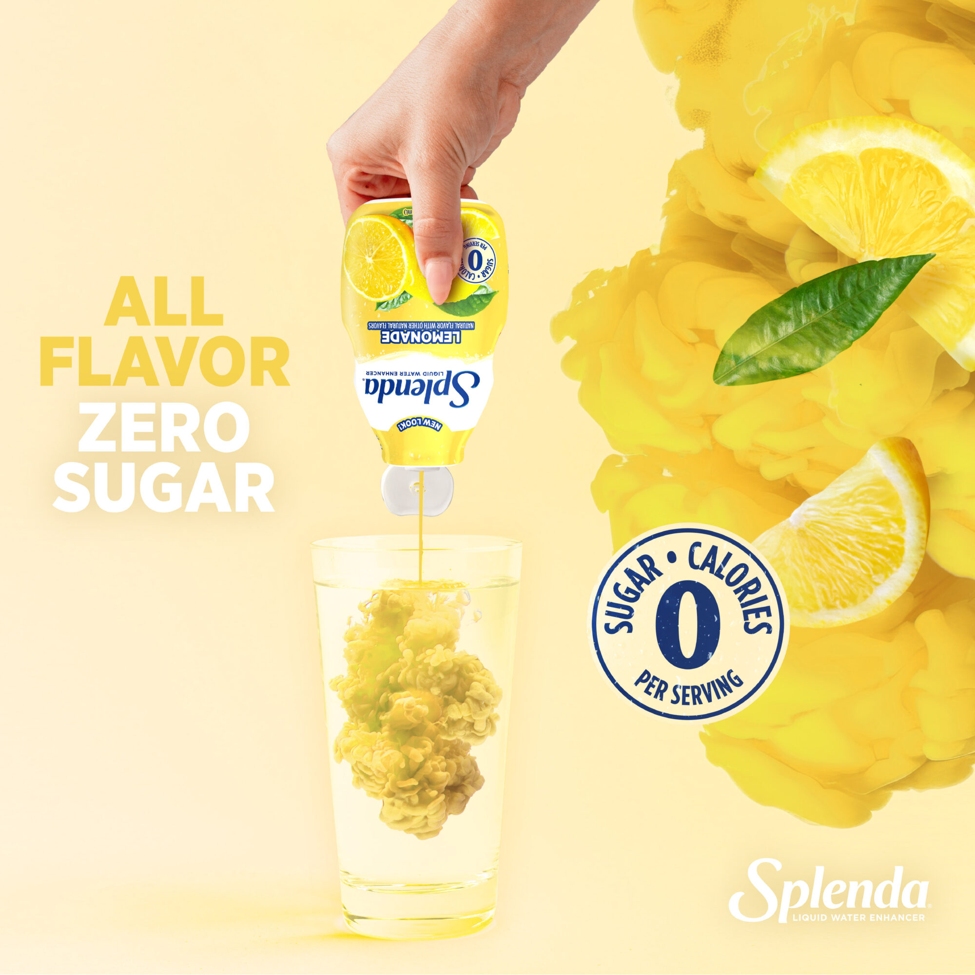 Splenda Lemonade Liquid Water Enhancer - All Flavor, Zero Sugar