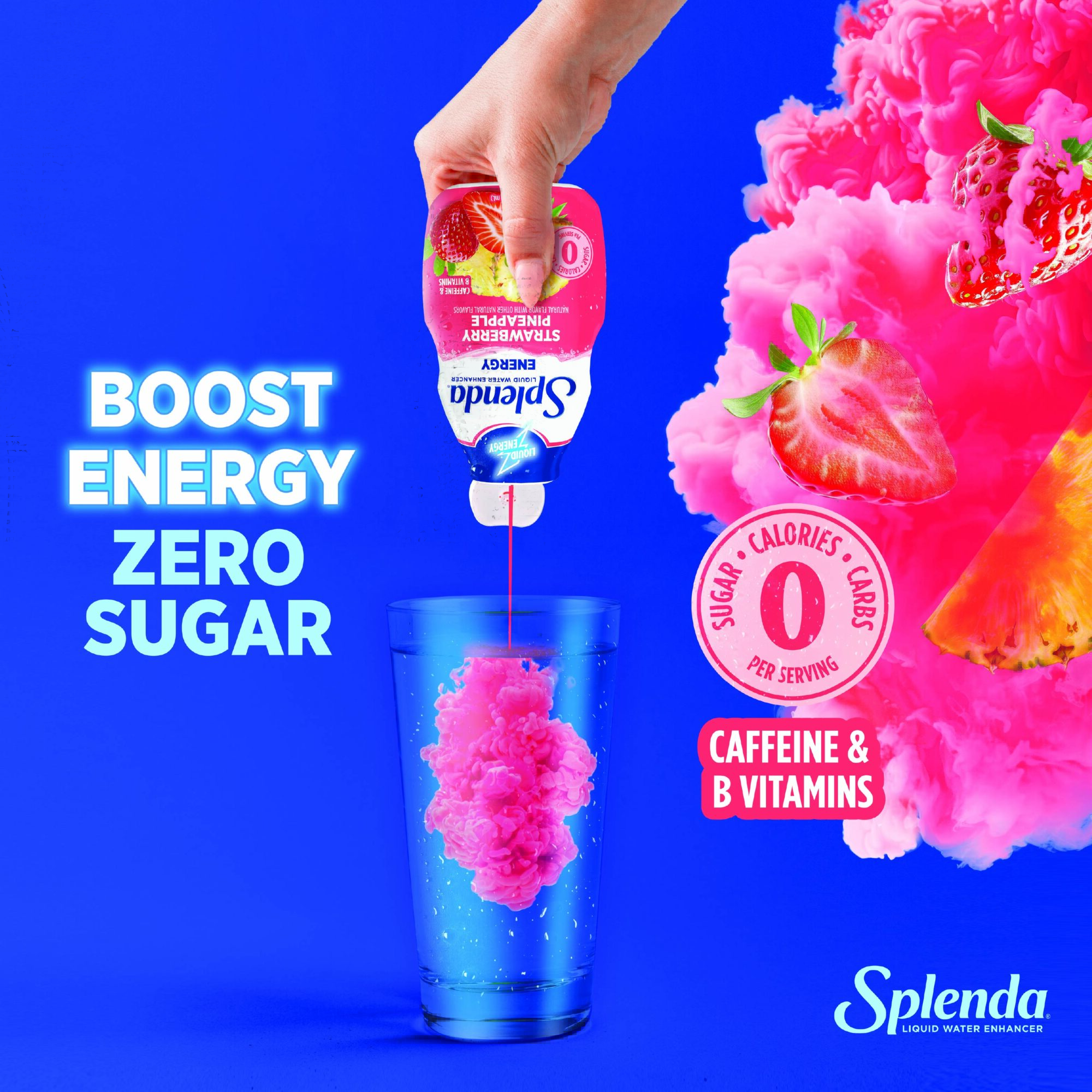 Splenda Strawberry Pineapple Liquid Water Enhancer - All Flavor, Zero Sugar