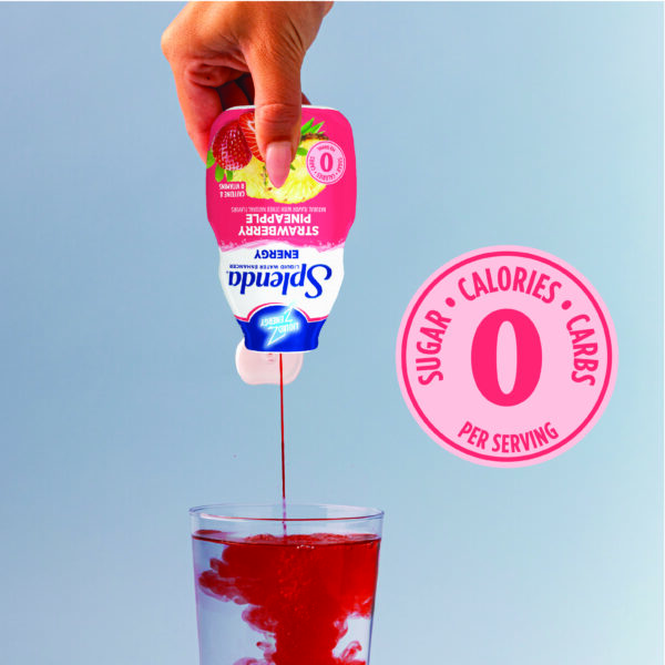 Splenda Strawberry Pineapple Liquid Water Enhancer with Energy - Zero Sugar, Calories, Carbs