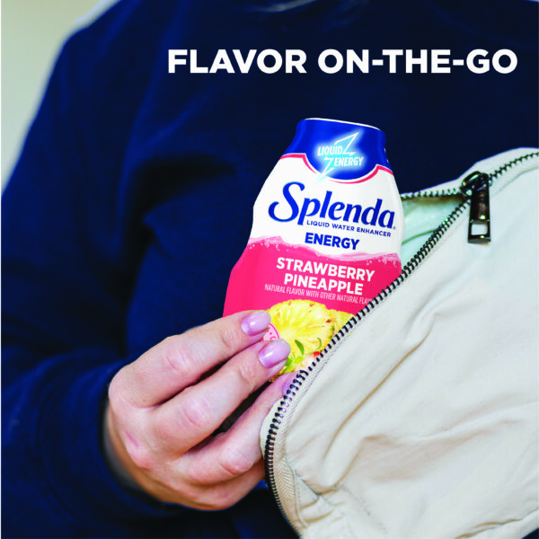 Splenda Strawberry Pineapple Liquid Water Enhancer with Energy - Zero Sugar, Calories, Carbs